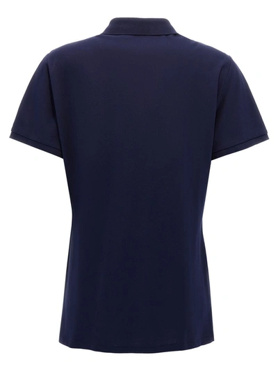 Shop Polo Ralph Lauren 'julie' Polo Shirt In Blue