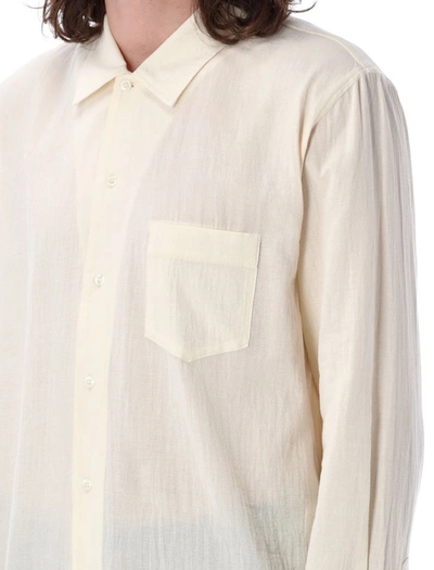 Shop Séfr Leo Shirt In Vanilla White