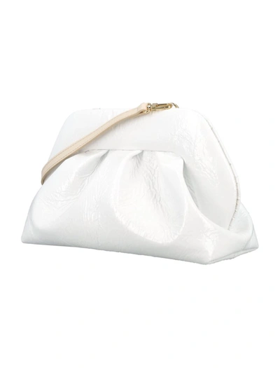 Shop Themoirè Tia Clutch Pineapple Leather In Shell Ivory