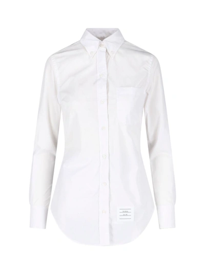 Shop Thom Browne Shirts White