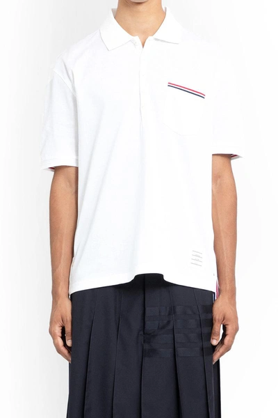 Shop Thom Browne T-shirts In White