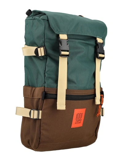 Shop Topo Designs Rover Pack Classic In Forest Cocoa