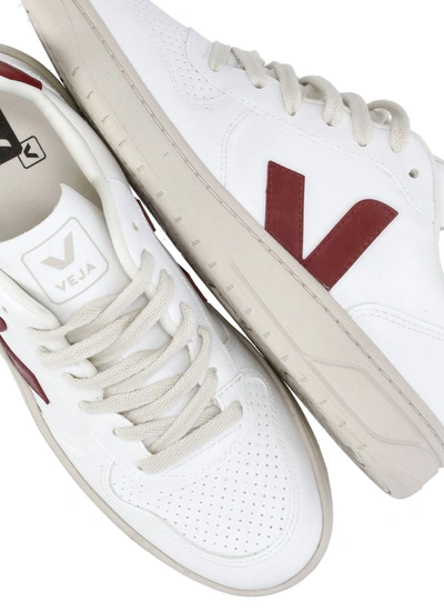 Shop Veja Sneakers In White_marsala