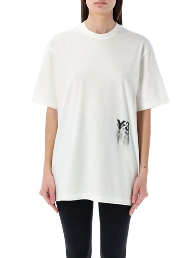 Shop Y-3 Adidas Graphic Short Sleeves Tee In White
