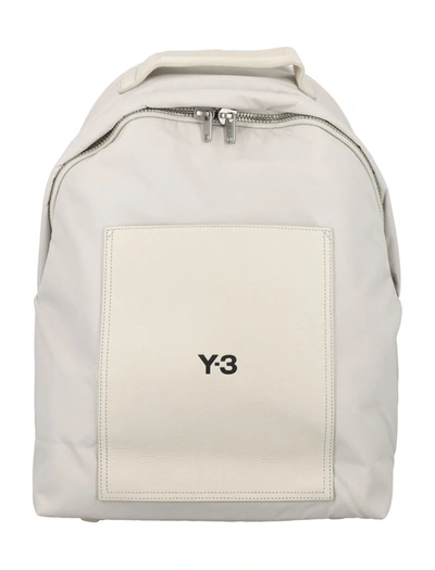 Shop Y-3 Adidas Lux Backpack In White