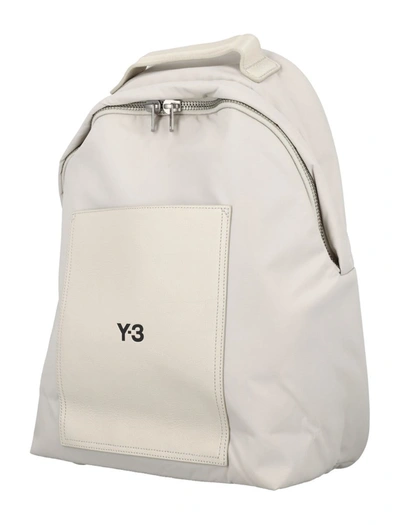 Shop Y-3 Adidas Lux Backpack In White