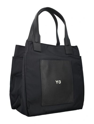 Shop Y-3 Adidas Lux Tote Bag In Black