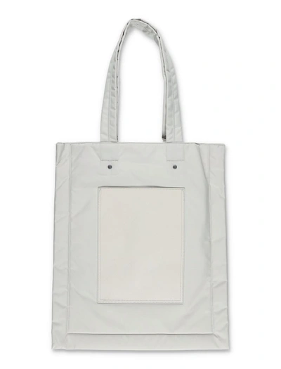 Shop Y-3 Adidas Lux Flat Tote Bag In White