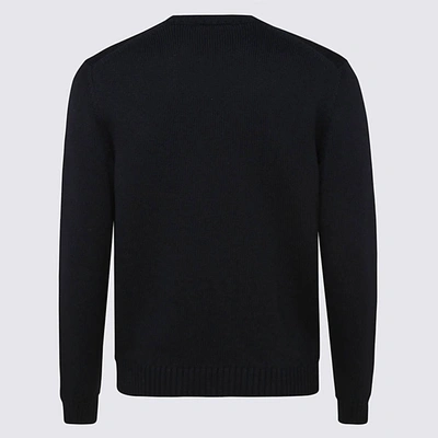 Shop Zanone Blue Virgin Wool Sweater