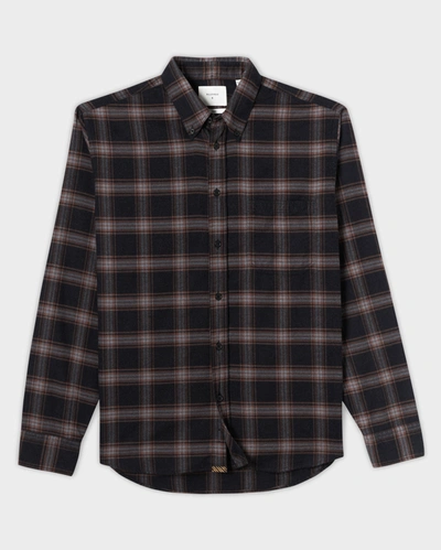 Shop Reid Tuscumbia Shirt In Black/brown