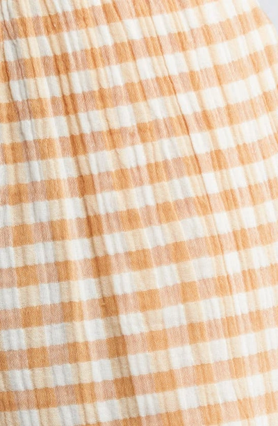Rip Curl Premium Surf Check Cotton Shorts In Light Brown
