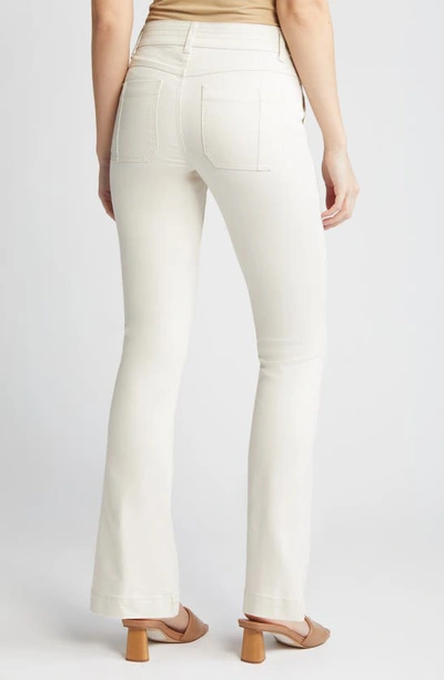 Shop Wit & Wisdom 'ab'solution High Waist Flare Jeans In Blanched Almond
