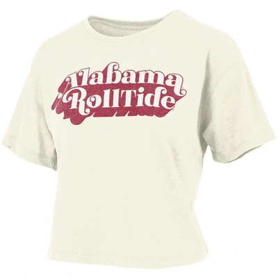 Shop Pressbox White Alabama Crimson Tide Vintage Easy T-shirt