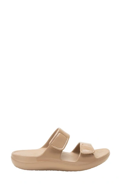 Shop Alegria By Pg Lite Orbyt Slide Sandal In Taupe Gloss