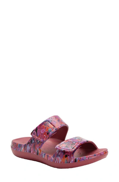Shop Alegria By Pg Lite Orbyt Slide Sandal In Poppy Pop Pink