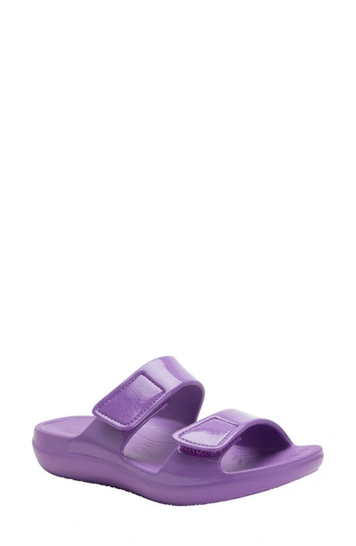 Shop Alegria By Pg Lite Orbyt Slide Sandal In Iris Gloss