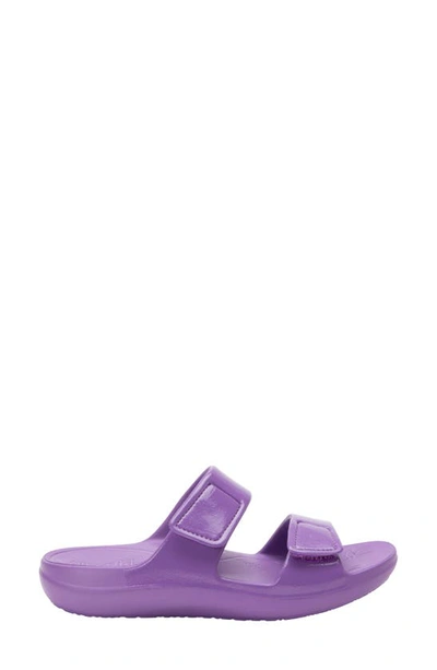 Shop Alegria By Pg Lite Orbyt Slide Sandal In Iris Gloss