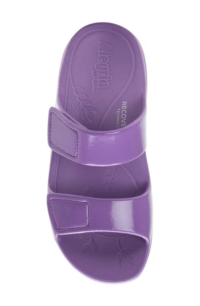 Shop Alegria By Pg Lite Orbyt Slide Sandal In Iris Gloss