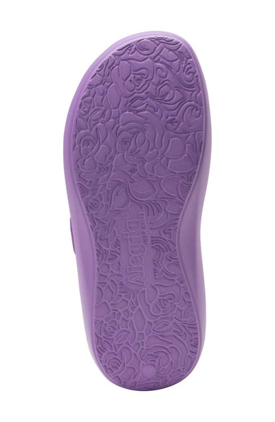 Shop Alegria By Pg Lite Orbyt Slide Sandal In Iris Gloss