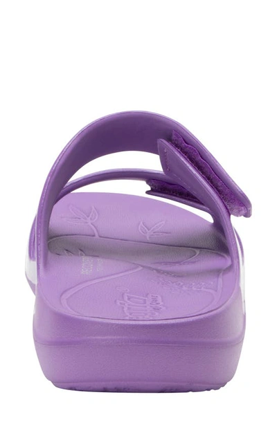 Shop Alegria By Pg Lite Orbyt Slide Sandal In Iris Gloss