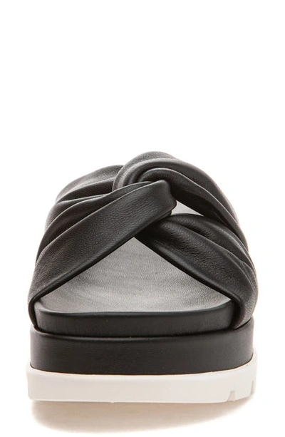 Shop J/slides Nyc Bright Platform Slide Sandal In Black