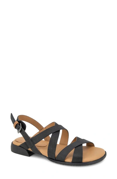 Shop Gentle Souls By Kenneth Cole Helen Slingback Sandal In Black Leather