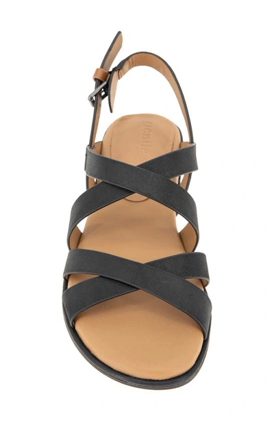 Shop Gentle Souls By Kenneth Cole Helen Slingback Sandal In Black Leather