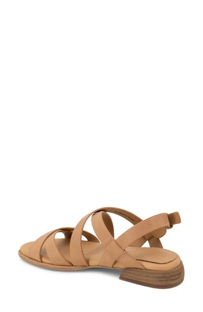 Gentle Souls By Kenneth Cole Helen Slingback Sandal In Luggage Leather