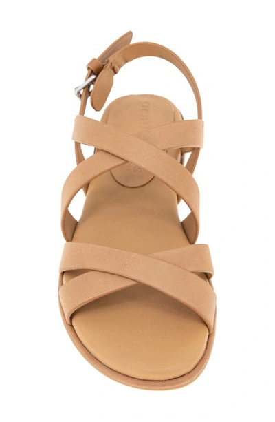 Shop Gentle Souls By Kenneth Cole Helen Slingback Sandal In Luggage Leather