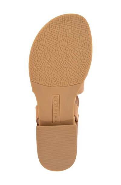 Gentle Souls By Kenneth Cole Helen Slingback Sandal In Luggage Leather