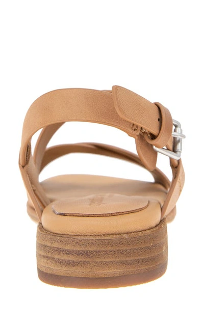 Gentle Souls By Kenneth Cole Helen Slingback Sandal In Luggage Leather