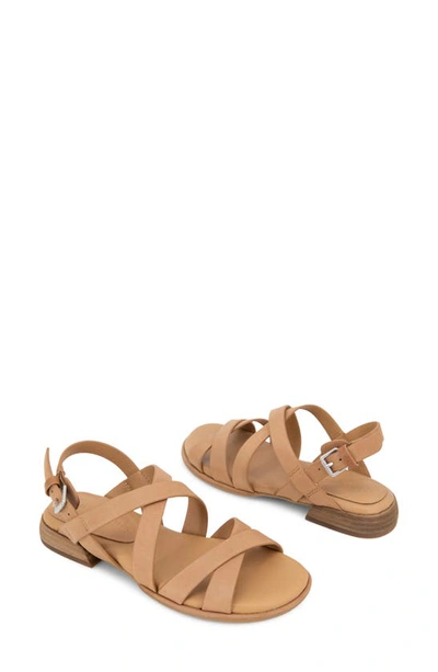 Gentle Souls By Kenneth Cole Helen Slingback Sandal In Luggage Leather