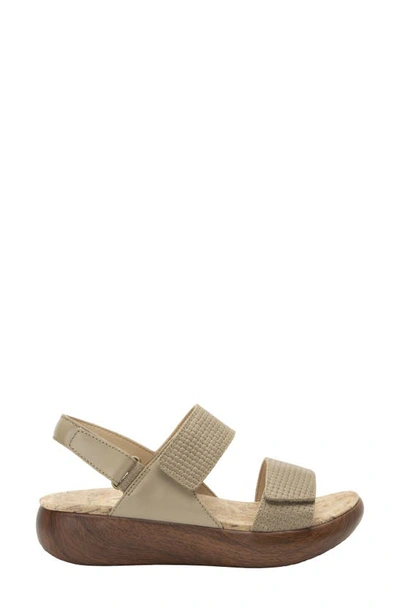Shop Alegria By Pg Lite Baille Slingback Sandal In Woven Taupe