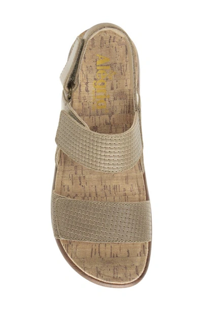 Shop Alegria By Pg Lite Baille Slingback Sandal In Woven Taupe
