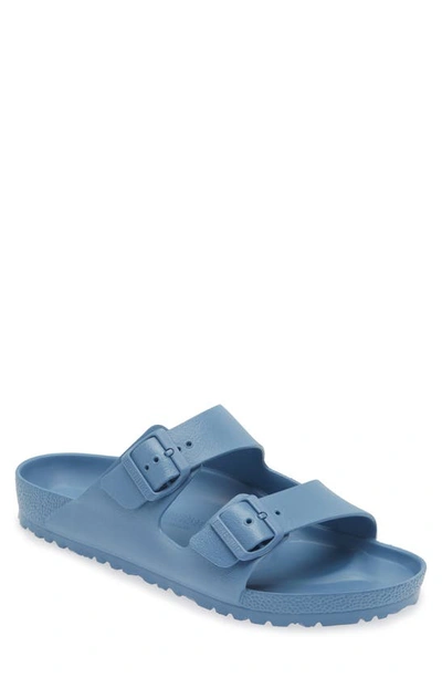 Shop Birkenstock Essentials Arizona Waterproof Slide Sandal In Elemental Blue