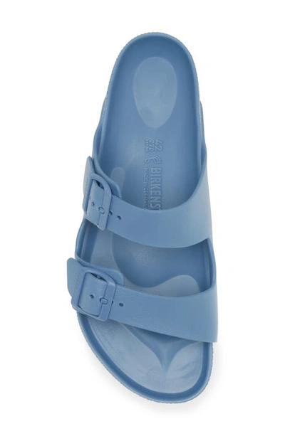 Shop Birkenstock Essentials Arizona Waterproof Slide Sandal In Elemental Blue