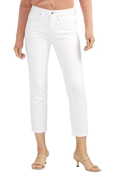 Shop Silver Jeans Co. Isbister High Waist Straight Leg Jeans In White