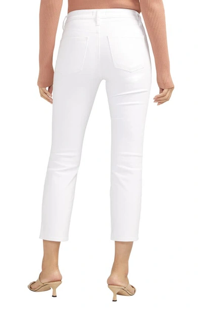 Shop Silver Jeans Co. Isbister High Waist Straight Leg Jeans In White