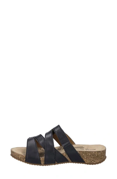 Shop Josef Seibel Tonga Sandal In Black