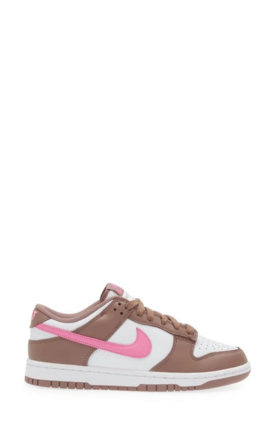 Shop Nike Dunk Low Sneaker In Smokey/ Pink/ White