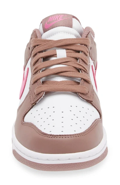 Shop Nike Dunk Low Sneaker In Smokey/ Pink/ White