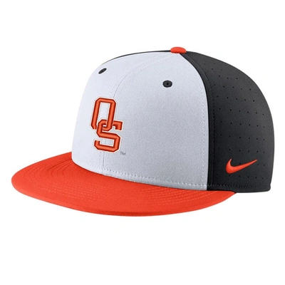 Shop Nike White Oklahoma State Cowboys Aero True Baseball Performance Fitted Hat