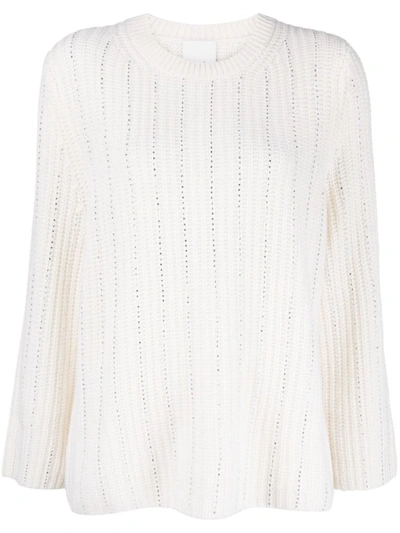 Shop Allude Sweaters White