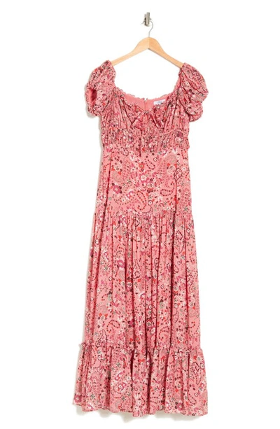 Shop Area Stars Gisele Tiered Maxi Dress In Pink