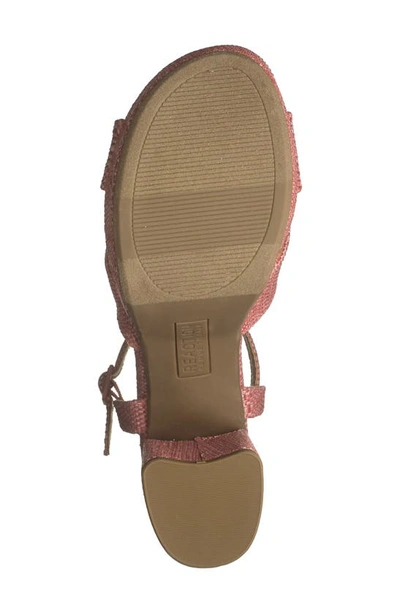 Shop Kenneth Cole Reaction Reeva Platform Sandal In Poppy