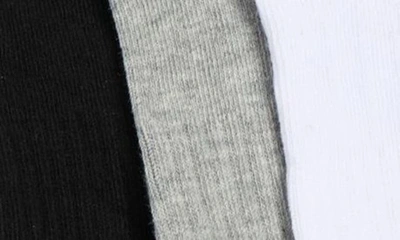 Shop Z By Zella Sport 5-pack Ankle Socks In White -grey Multi