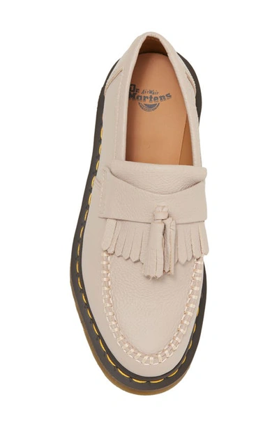 Dr. Martens' Adrian Virginia Leder Tassel Loafer In Vintage Taupe