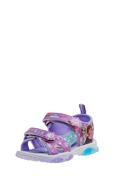 Shop Josmo Kids' Frozen Sandal In Lilac Blue