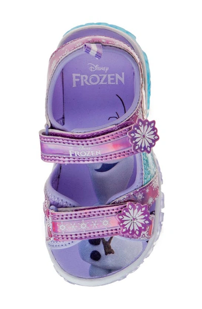 Shop Josmo Kids' Frozen Sandal In Lilac Blue