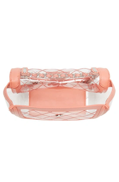 Shop Steve Madden Orchid Clear Crossbody Bag In Coral
